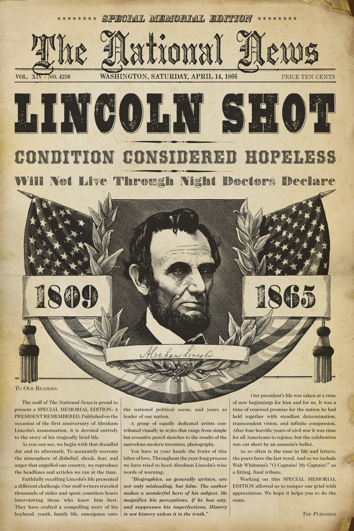 Image result for abraham lincoln before death